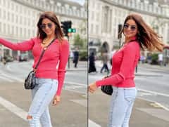 Aamna Sharif Pics: ਲੰਡਨ 'ਚ ਵੇਕੇਸ਼ਨ ਮਨ੍ਹਾ ਰਹੀ ਆਮਨਾ ਸ਼ਰੀਫ ਨੇ ਕੈਜੂਅਲ ਲੁੱਕ 'ਚ ਢਹਾਇਆ ਕਹਿਰ, ਦੇਖੋ ਤਸਵੀਰਾਂ