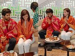 Ananya Deverakonda Pics: 'लाइगर' की सक्सेस के लिए विजय देवरकोंडा की मां ने रखी पूजा, अनन्या पांडे भी हुईं शामिल