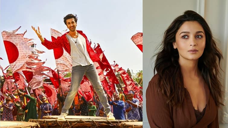 Alia Ranbir: Actress Alia Bhatt shares glimpse of Bramhatra new song chance pe bhoot in social media, know in details Alia Ranbir: লাল শার্টে 'ডান্স কা ভূত' রণবীর, 'ব্রহ্মাস্ত্র'-র নতুন গানের ঝলক শেয়ার করলেন আলিয়া