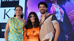 ছবি মুক্তির সকালে কালীঘাটে পুজো, 'দোবারা'-র প্রচারে কলকাতায় তাপসী-পাভেল-একতা