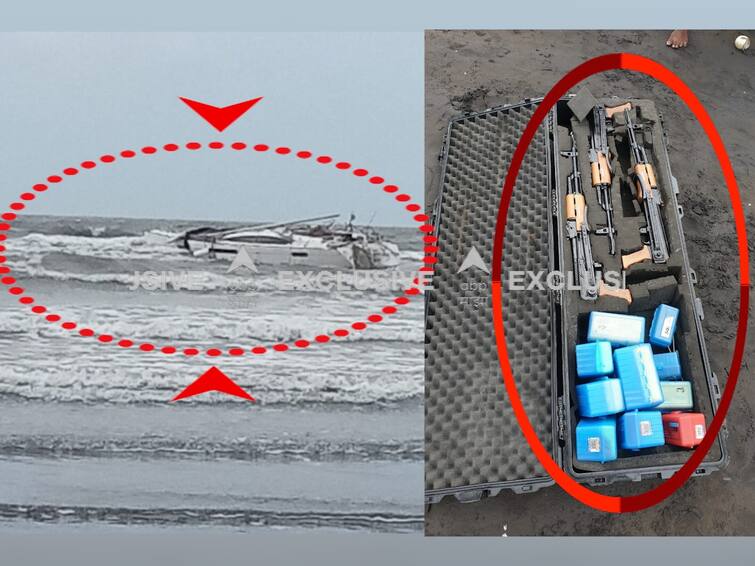 Maharashtra news two suspected boats find in shrivardhan beach with ak 47 rifles Raigad News : महाराष्ट्रात पुन्हा घातपाताचा प्रयत्न? श्रीवर्धनमध्ये एका बोटीत आढळल्या एके-47