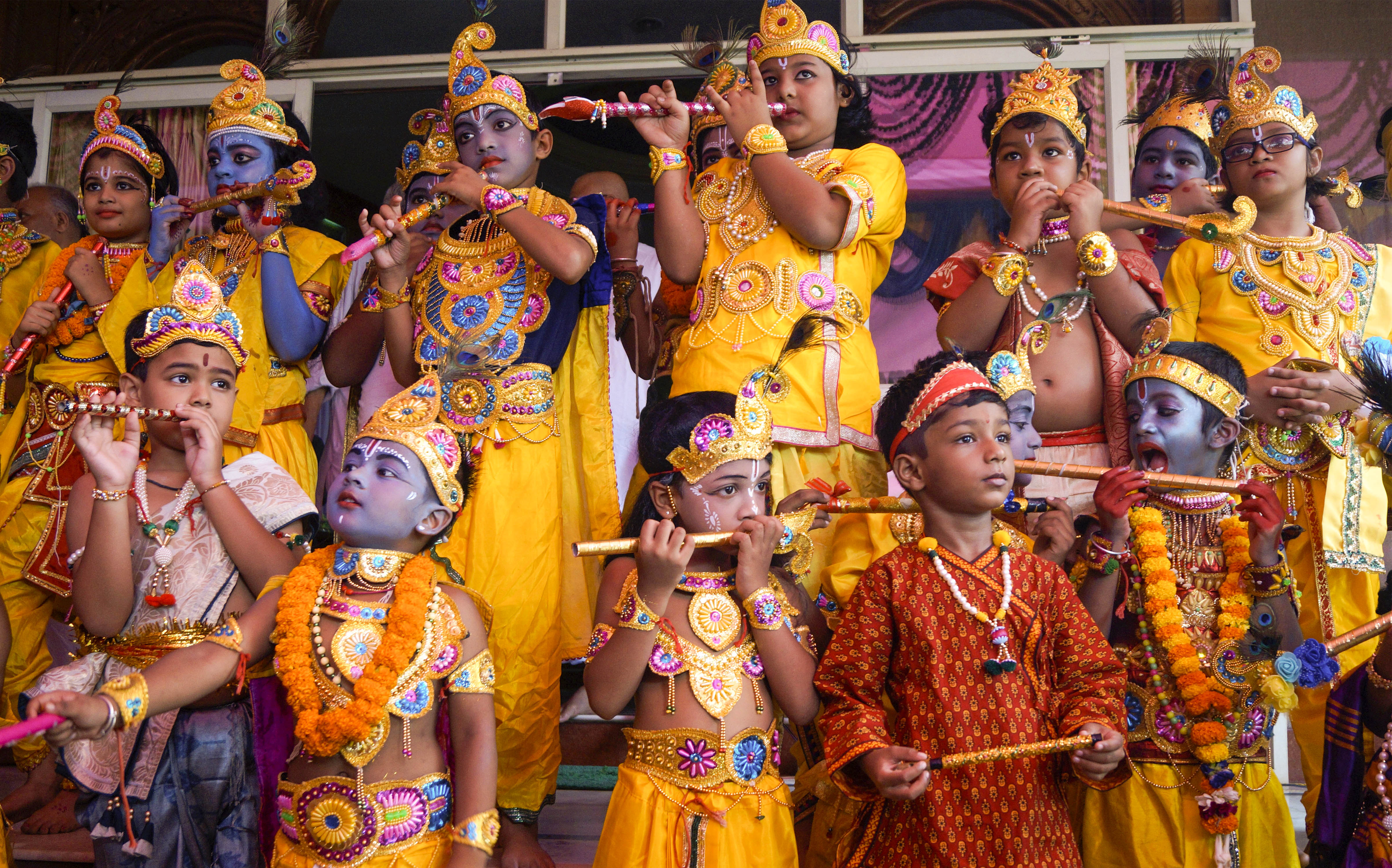 Multicolor Krishna Fancy Dress at Rs 800/piece in Delhi | ID: 19727699730