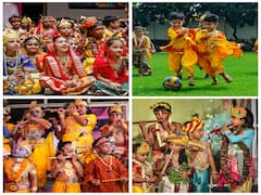 IN PICS | Janmashtami Celebrated Across India, Kids Dress Up As Lord Krishna, Goddess Radha