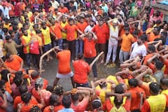 पनवेल येथे 276 वर्षांचा पारंपरिक दहीहंडी उत्सव साजरा, 'कोरड्या' मारण्याची परंपरा