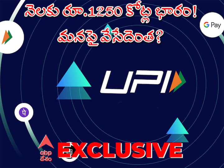 ABP Desam Exclusive RBI On UPI Transactions Know why RBI Wants To Impose Charges on UPI Transaction, Cost Explained ABP Desam Exclusive: రూ.800 యూపీఐ లావాదేవీకి ఎంత ఖర్చవుతోంది! మనకు ఉచితం, RBIకి ఎంత నష్టం!