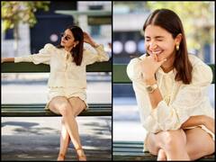Anushka Sharma Pics: छोटी ड्रेस में अनुष्का शर्मा का ये स्टाइलिश लुक ढा रहा कहर, फोटो देख मचल उठेंगे आप