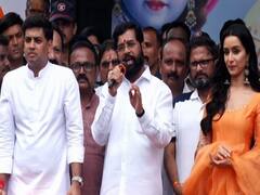 Tembhi Naka Dahi Handi : गोविंदा रे गोपाळा... ठाण्यातील मानाची टेभी नाका दहीहंडी, मुख्यमंत्री शिंदेंसह अभिनेत्री श्रद्धा कपूरची उपस्थिती