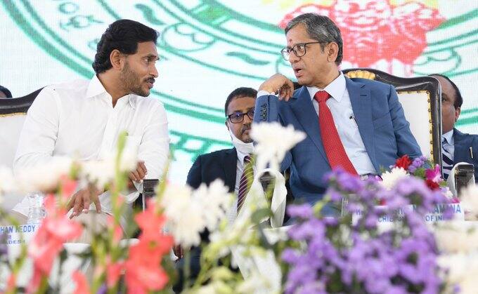 కోర్టు భవనాల సముదాయాన్ని ప్రారంభించిన సీజేఐ జస్టిస్ ఎన్వీ రమణ