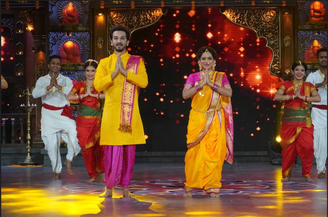 Star Pravah : स्टार प्रवाह परिवारातले 100 कलाकार एकत्र येऊन साजरा करणार कलेच्या दैवताचा उत्सव; होणार गजर अष्टविनायकाचा Star Pravah program Star Pravah : स्टार प्रवाह परिवारातले 100 कलाकार एकत्र येऊन साजरा करणार कलेच्या दैवताचा उत्सव; होणार गजर अष्टविनायकाचा