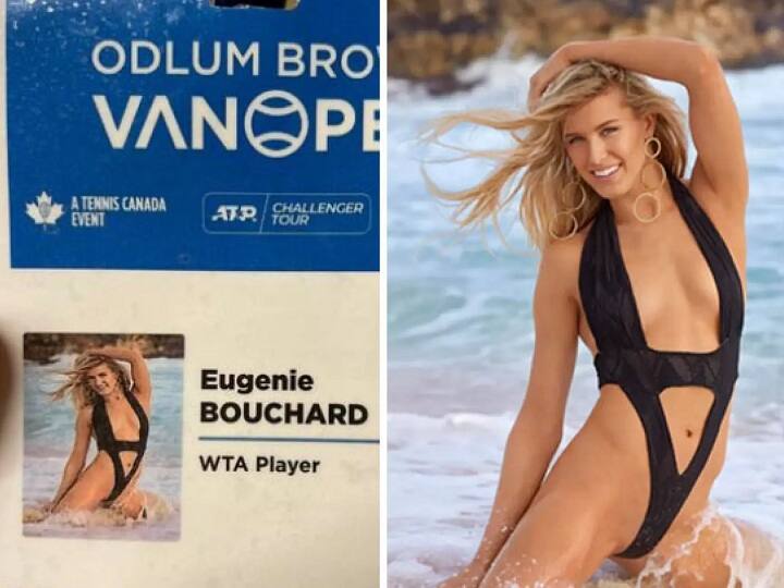 Eugenie Bouchard reacts to the Bikini picture used in her Vancouver Open credential Eugenie Bouchard: आईकार्ड पर बिकिनी वाली फोटो देख चौंक गईं टेनिस स्टार, वेंकौवर ओपन ऑफिशियल्स ने ऐसे सुधारी गलती
