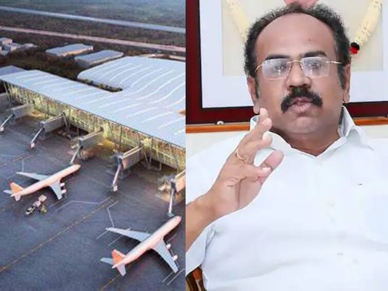 Industries Minister Thangam Thanaras released statement on Parantur Airport பரந்தூர் விமான நிலையத்திற்கு இடம் கொடுங்க..திருப்திகரமான இழப்பீடு உண்டு.. அமைச்சர் தங்கம் தென்னரசு!