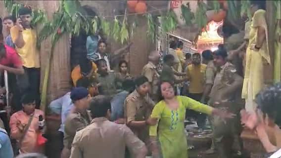 Stampede Broke Out In Mathura's Banke Bihari Temple, 2 Devotees Died, Many  Injured | Abp News