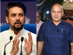 'M O N E Y SHH': Anurag Thakur Takes Dig At Manish Sisodia After CBI Crackdown In Delhi Liquor Scam