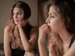 Rhea Chakraborty Photos: यादों में खोई-खोई नजर आ रही हैं रिया चक्रवर्ती, एक्ट्रेस ने कहा - अच्छे दिन आने वाले हैं...