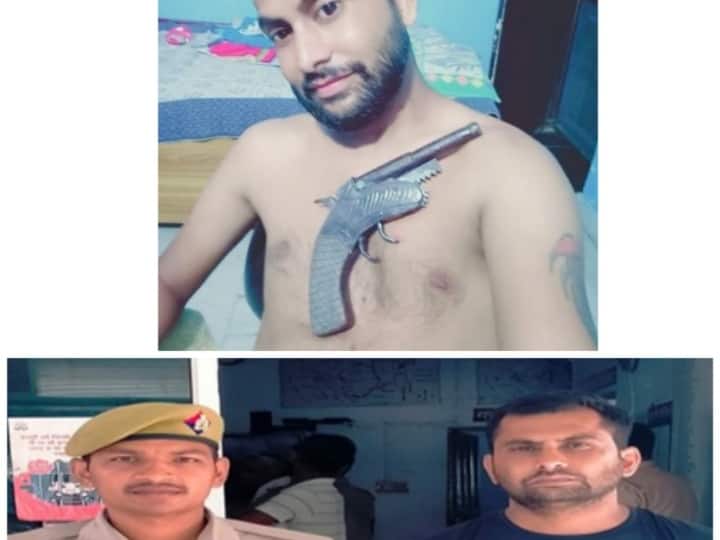 Ghaziabad picture with weapon on social media Ghaziabad man arrested Ghaziabad police ANN Ghaziabad News: गाजियाबाद में युवक ने सोशल मीडिया पर डाली ऐसी फोटो, कुछ ही घंटों में पहुंच गया सलाखों के पीछे
