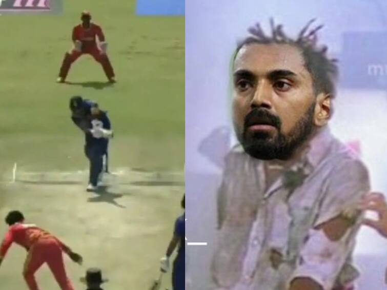 IND vs ZIM 2nd ODI : Skipper KL Rahul's comeback knock ends at 1, netizens trolled IND vs ZIM 2nd ODI : ஒரு ரன்.. காட்டாதீங்க ஃபன்.. ஏமாற்றம் அளித்த கே.எல் ராகுல்... போட்டு பொளக்கும் நெட்டிசன்கள்!