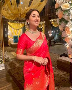 DISHA PARMAR : સાડીમાં ખુબ સુંદર લાગી રહી છે દિશા પરમાર, જુઓ Photos