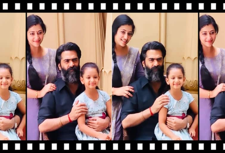 New Surprise Glimpse from Silambarasan TR Pathu Thala is out  Actress Anu Sithara Revealed Silambarasan: ஸ்டைலா.. கெத்தா.. டார்க் மோடு சிம்பு.. வைரலாகும் பத்துதல ஷூட்டிங் வீடியோ!