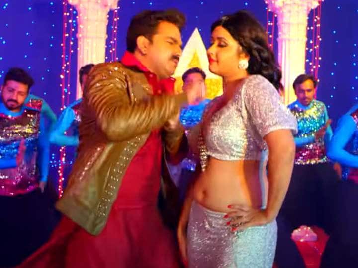 Kajal raghwani and Pawan singh viral Bhojpuri song trending on internet Kajal Raghwani के कजरारे नैनों पर फिसला Pawan Singh का दिल, देखें रोमांटिक वीडियो