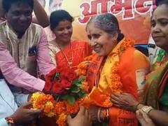 पहली बार खरगोन पहुंचीं PM मोदी की पत्नी जशोदा, वीर दुर्गादास जयंती के कार्यक्रम में हुईं शामिल