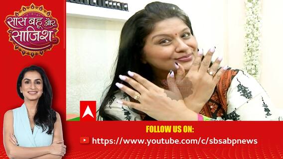 Sudha Chandran goes for a cool nail art | ABP News