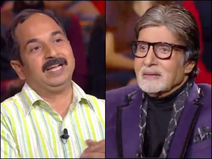 kaun banega crorepati 14 hotel management dean interviewed amitabh bachchan megastar hilarious reply goes viral KBC 14 में आए कंटेस्टेंट ने अमिताभ बच्चन को दिया होटल में नौकरी का ऑफर, बिग बी की हुई बोलती बंद