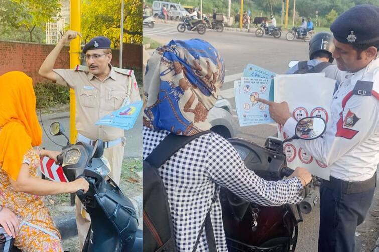 Watching women in Chandigarh, people taking pictures and sending them to the police; police cutting challan Chandigarh : ਬਿਨਾ ਹੈਲਮੈਟ ਔਰਤਾਂ ਦੀਆਂ ਫੋਟੋਆਂ ਖਿੱਚ ਪੁਲਿਸ ਨੂੰ ਭੇਜ ਰਹੇ ਹਨ ਲੋਕ; ਪੁਲਿਸ ਕੱਟ ਰਹੀ ਹੈ ਚਲਾਨ