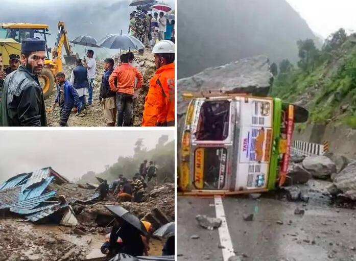 Himachal Landslide: 22 killed, several missing as landslides, flash floods strike Himachal Pradesh Himachal Landslide: હિમાચલ પ્રદેશમાં ભારે વરસાદે મચાવી તબાહી, ભૂસ્ખલનમાં અત્યાર સુધીમાં 22ના મોત