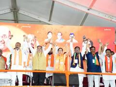 మునుగోడు కాషాయ వర్ణం- రాజగోపాల్‌రెడ్డిని గెలిపించాలని నేతల పిలుపు