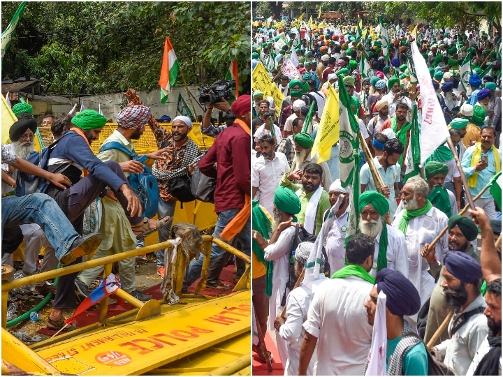 Farmers Protest Kisan Mahapanchayat At Jantar Mantar In Delhi Many ...