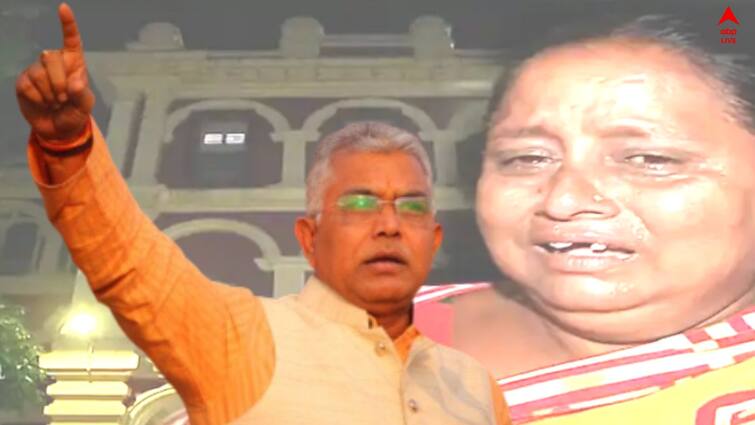 Kolkata News Dilip Ghosh gives reaction on Assault of  Narkeldanga Pregnant Woman Dilip Ghosh: 'হিংস্র হয়ে উঠছে তৃণমূল', অন্তঃসত্ত্বার পেটে লাথি মারার ঘটনায় প্রতিক্রিয়া দিলীপের
