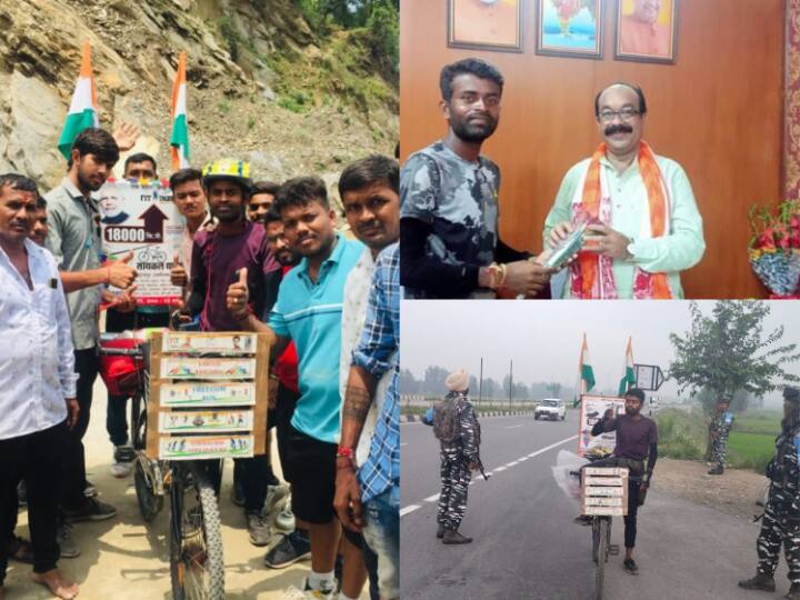 फिट इंडिया अभियान के दौरान राजीव कुमार राजवाड़े एक दिन में 200 किलोमीटर तक साइकिल चलाते थे.  इस दौरान वो खेल मंत्री अनुराग ठाकुर से भी मिले.