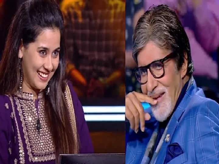 KBC 14 Amitabh Bachchan Kaun Banega Crorepati 14 contestant says her Mumbai local train  journey KBC 14:  कंटेस्टेंट ने सुनाए मुंबई लोकल में अपनी जर्नी के दिलचस्प किस्से, सुनकर अमिताभ बच्चन भी हो गए खुश