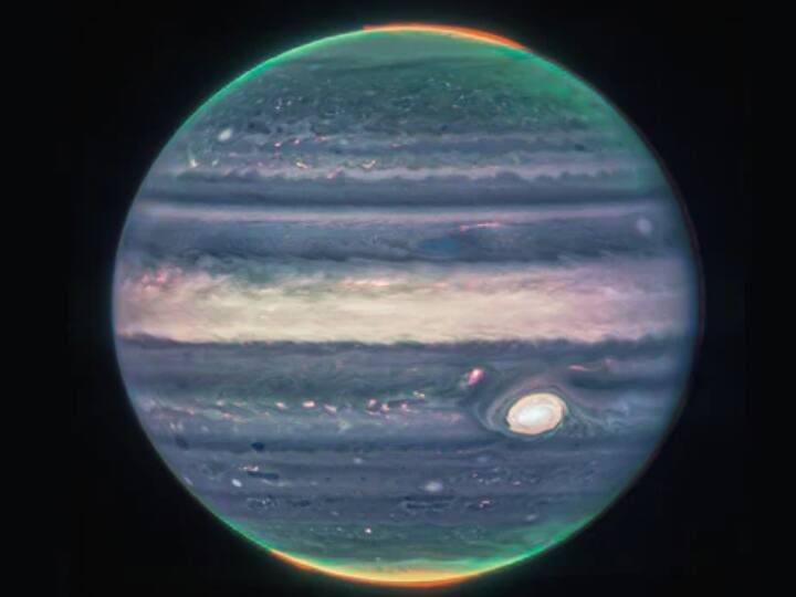 James Webb Telescope Captured Amazing new pictures of Jupiter Jupiter New Pics: जेम्स वेब टेलीस्कोप ने खींची बृहस्पति की अद्भुत नई तस्वीरें, खगोलशास्त्रियों में बढ़ी उत्सुकता