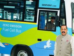 Pune Hydrogen Bus: पुण्यात स्वदेशी हायड्रोजन इंधन बस धावली