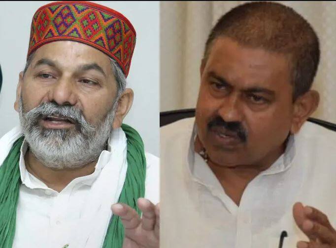 BKU Leader Rakesh Tikait first comment on Lakhimpur Kheri MP and State Home Minister Ajay Mishra Teni controversial statement UP Politics UP Politics: ਮੰਤਰੀ ਅਜੈ ਮਿਸ਼ਰਾ ਟੈਨੀ ਵੱਲੋਂ 'ਦੋ ਕੋੜੀ' ਵਾਲੇ ਬਿਆਨ 'ਤੇ ਰਾਕੇਸ਼ ਟਿਕੈਤ ਨੇ ਕਿਹਾ- ਸਾਡਾ ਅੰਦੋਲਨ ਜਾਰੀ ਰਹੇਗਾ