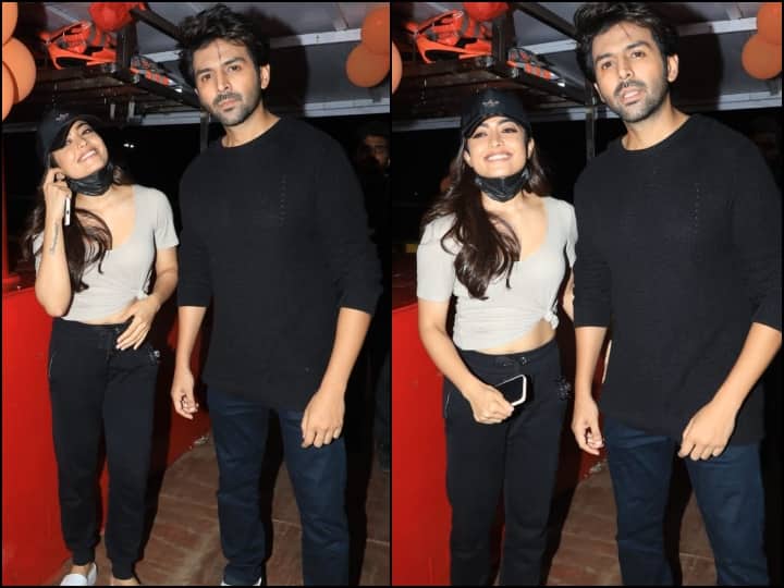 Kartik And Rashmika: शूट के बाद एक साथ स्पॉट हुए कार्तिक आर्यन और रश्मिका मंदाना, एक्ट्रेस ने दी क्यूट स्माइल Kartik And Rashmika: शूट के बाद एक साथ स्पॉट हुए कार्तिक आर्यन और रश्मिका मंदाना, एक्ट्रेस ने दी क्यूट स्माइल