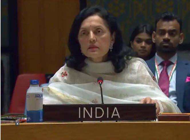 Ambassador of india to UN Ruchira Kamboj Raise Terrorism and Security issue and slams China at UNSC briefing India In UNSC  : ਭਾਰਤ ਨੇ ਅੱਤਵਾਦ ਦੇ ਮੁੱਦੇ 'ਤੇ UNSC 'ਚ ਚੀਨ ਨੂੰ ਲਤਾੜਾ ,ਕਿਹਾ- ਆਮ ਸੁਰੱਖਿਆ ਉਦੋਂ ਹੀ ਸੰਭਵ ਹੈ ਜਦੋਂ...