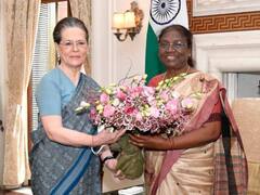 राष्ट्रपति द्रोपदी मुर्मू से मिलीं सोनिया गांधी, मुलाकात को बताया शिष्टाचार भेंट