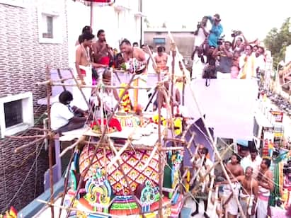 Festivals held Kumbabishekam  in Sirkazhi Swarna Akarshana Bhairava Temple Swarna Akarshana Bhairava : ஸ்வர்ண ஆகர்ஷண பைரவர் கோவில் கும்பாபிஷேகம்.. திரண்ட பக்தர்கள்.. என்ன சிறப்பு தெரியுமா?