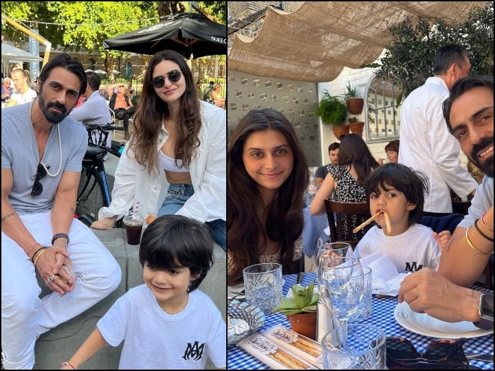 Arjun Rampal And Gabriella Demetriades Photos: अर्जुन रामपाल और उनकी पार्टनर गैब्रिएला अक्सर सुर्खियों में रहते हैं. वहीं हाल ही में दोनों की तस्वीरें सामने आई हैं.