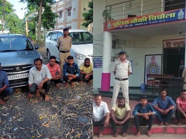 Rajnandgaon Kidnapping case police disclosed six Kidnappers arrested ANN Rajnandgaon: जंगल मे गड़ा धन निकालने के लिए बाप-बेटे का किया अपहरण, अंधविश्वास के चक्कर में हो गया खेल