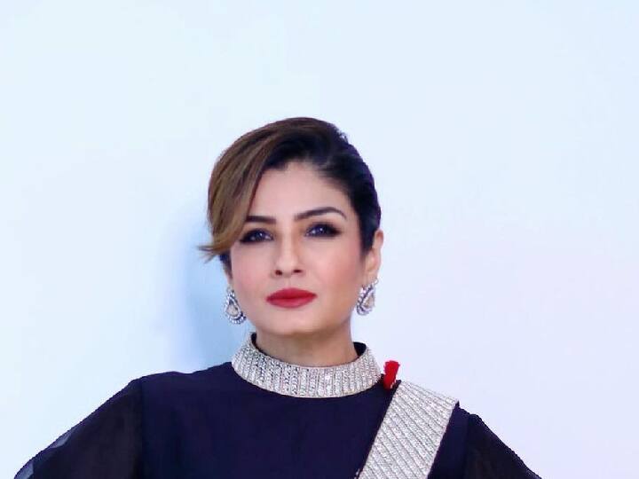 Raveena Tandon Saree Photos: 90 च्या दशकातील लोकप्रिय अभिनेत्री रवीना टंडन तिच्या सिझलिंग स्टाईलने लाखो चाहत्यांना वेड लावत आहे.