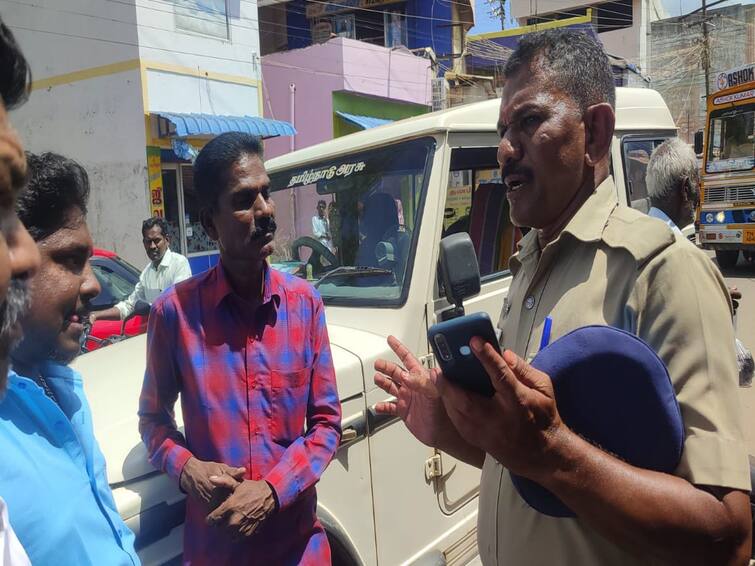 The government driver who caused an accident under the influence of alcohol TNN ABP Exclusive: தாறுமாறாக சென்ற பி.டி.ஓ., ஜீப்; மது போதையில் விபத்தை ஏற்படுத்திய அரசு ஓட்டுநர்