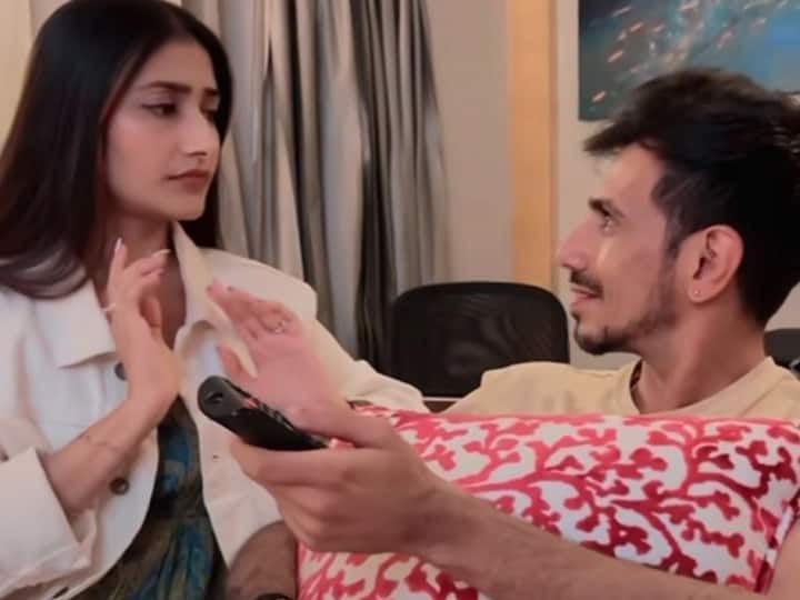 Yuzvendra Chahal Dhanashree Verma rumors of break up ended with a funny Insta Reel Watch: चहल और धनश्री के ब्रेक-अप की अफवाहों पर लगेगा ब्रेक, सामने आया इस जोड़ी का फनी वीडियो