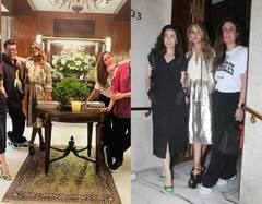 Karisma Kareena Pics: કરિશ્મા અને કરીનાએ મિત્રો સાથે મનીષ મલ્હોત્રાના ઘરે કરી મસ્તી