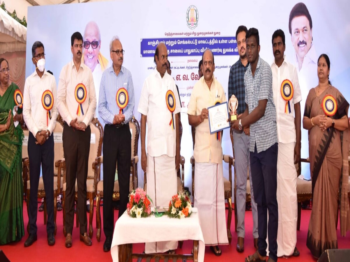 ‘நிலம் இல்லாதவன் கூட பச்சை துண்டு போட்டு கொண்டு போராட வந்து விடுகிறான்’ -  அமைச்சர் எ.வ.வேலு