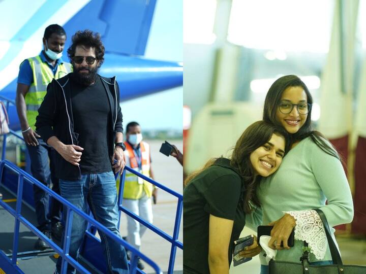 திருச்சியில் கோப்ரா படக்குழுவின் ப்ரமோஷன் போட்டோஸ்!