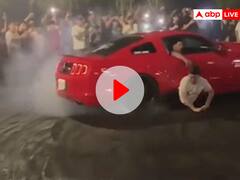 स्टंट के दौरान हुआ बड़ा हादसा, शख्स के ऊपर से गुजर गई कार, देखिए ये वायरल वीडियो