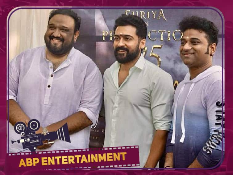 Actor Suriya 42nd movie shooting start today director siva Actor suriya photo viral Suriya 42:  சிவாவுடன் ஷூட்டிங் கிளம்பிய சூர்யா... எகிறும் எதிர்ப்பார்ப்பு... வைரலாகும் புகைப்படம்